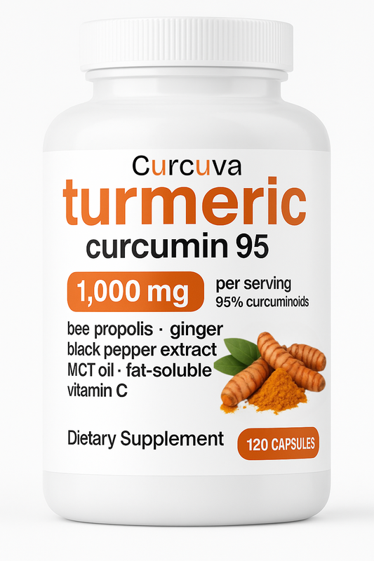 Curcuva Turmeric Curcumin - 120 Capsules